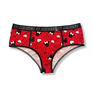 Torrid plus size 1 Disney Mickey Mouse cheeky panty panties‎ red hearts New 1X